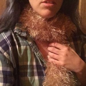 Vintage fuzzy scarf